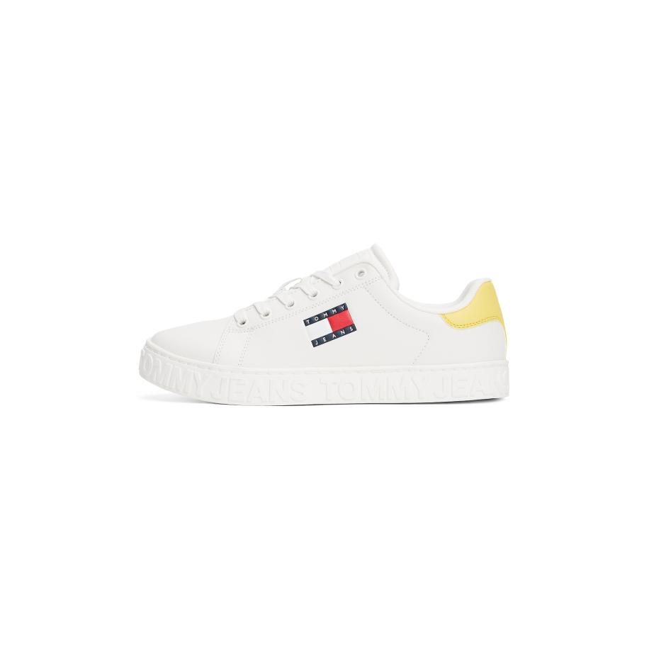 Tommy Jeans Tommy Jeans Sneakers laag Essential geel / wit -