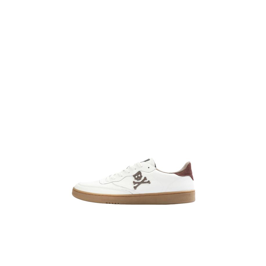 ScalperS Scalpers Sneakers laag Ford kastanjebruin / taupe / offwhite -