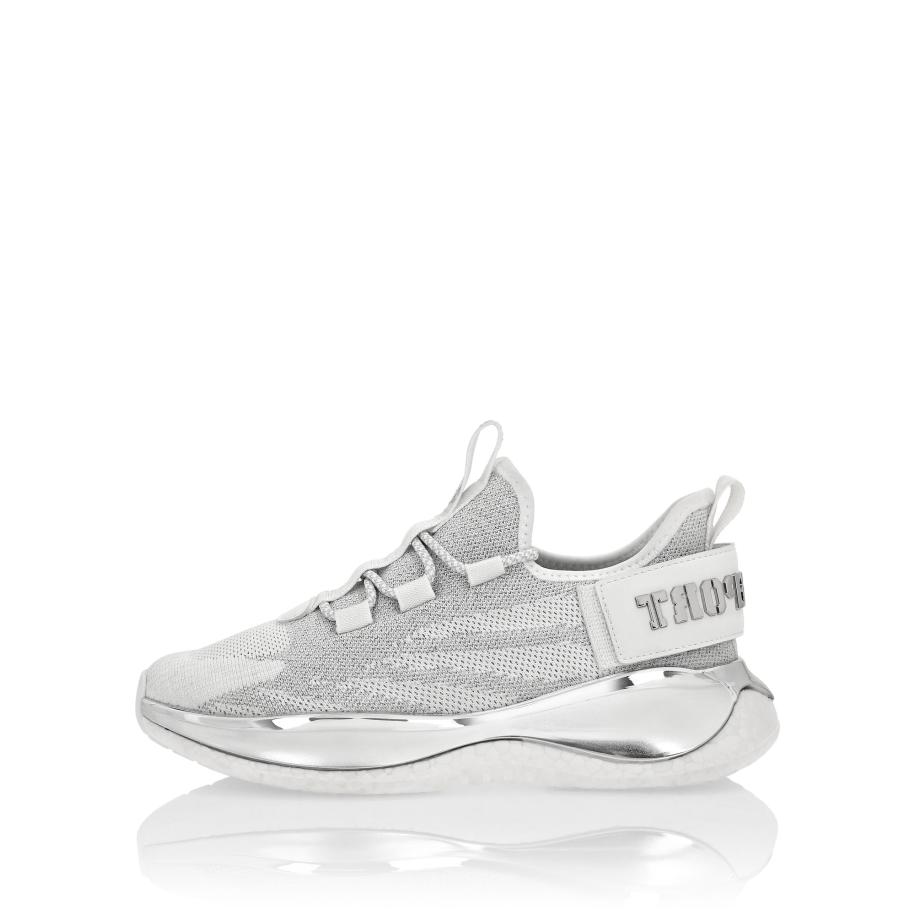 Plein Sport Plein Sport Sneakers laag The Iron Tiger Gen.x.02 lichtgrijs / zilver / wit -