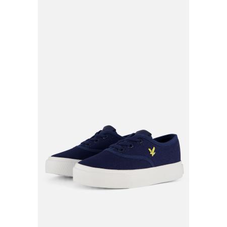 Lyle & Scott Wick Sneakers blauw Canvas