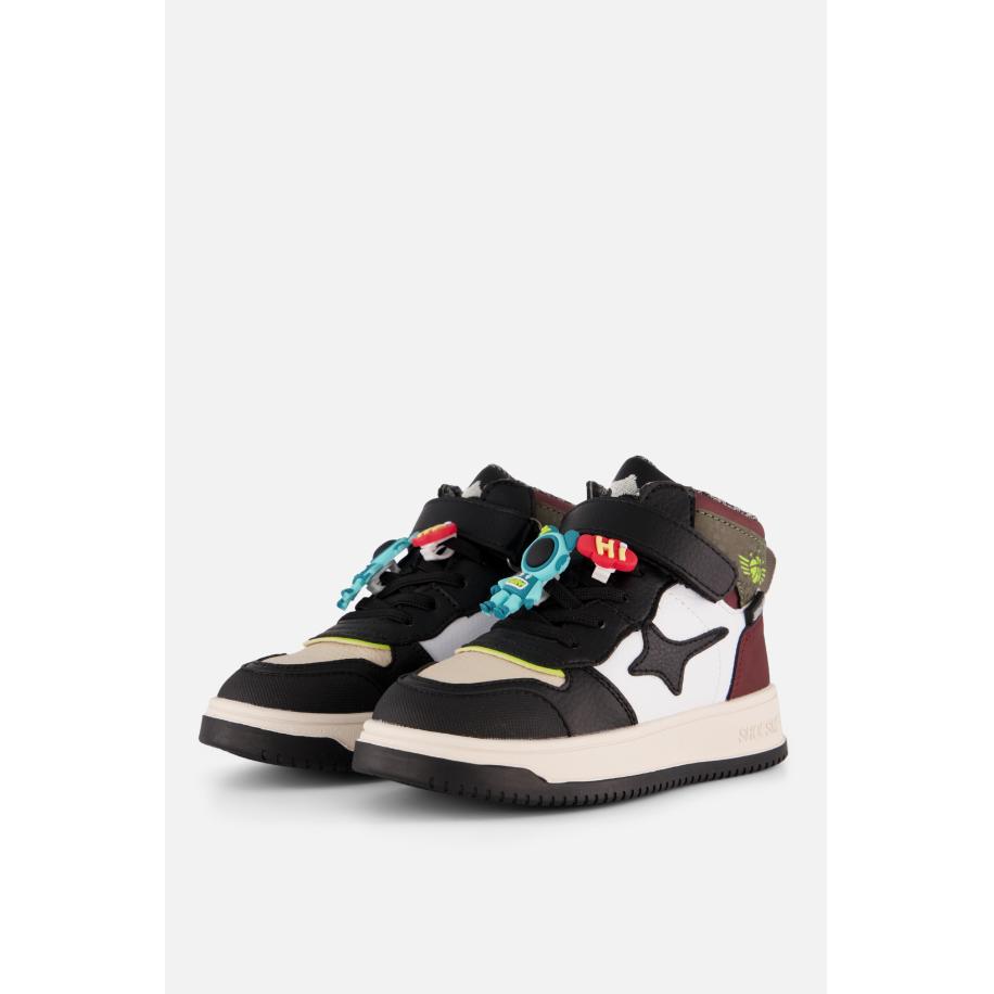 Shoesme New Outsole Sneakers bordeaux Leer Rood