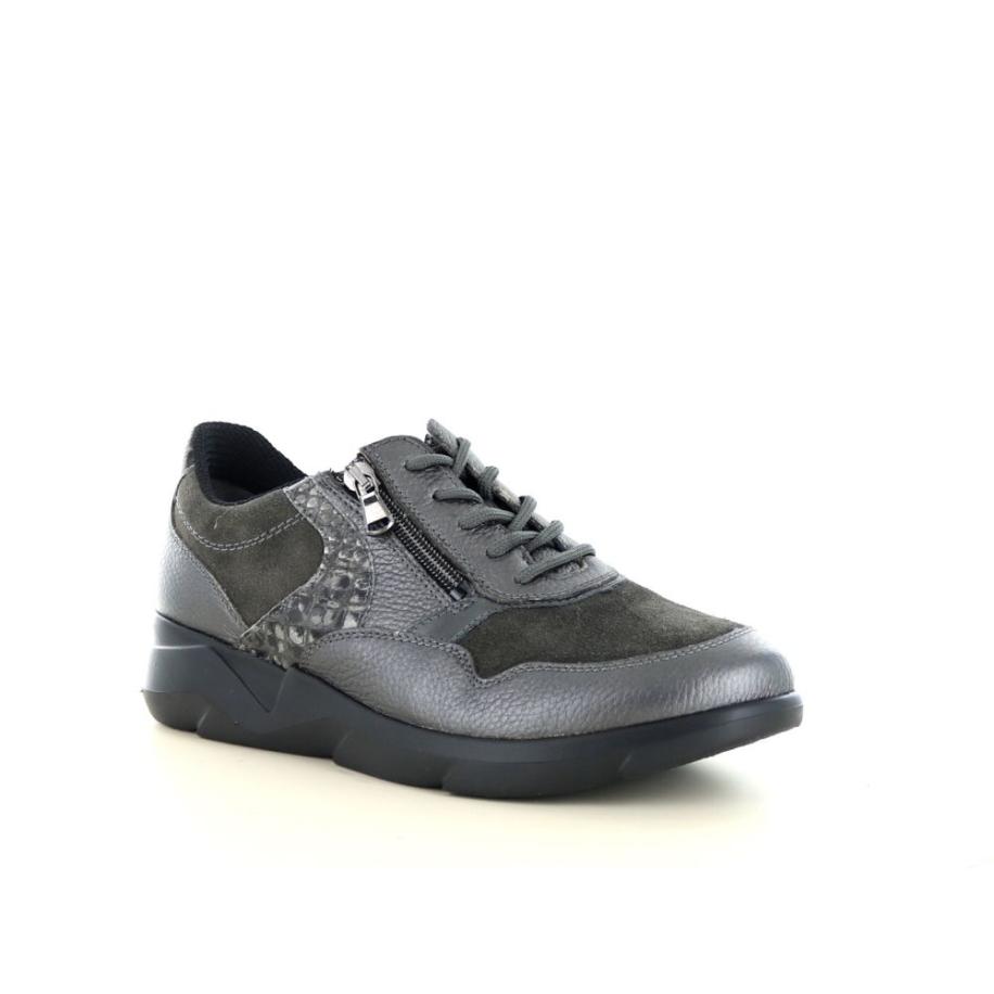 Waldläufer WALDLÄUFER Sneakers laag Funky grijs / donkergrijs -
