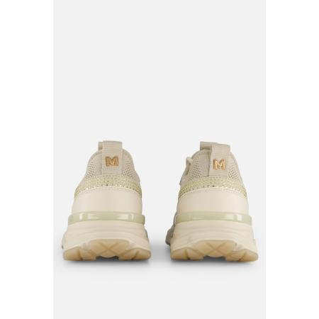 Mexx North Sneakers beige Textiel