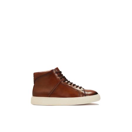 Kazar Kazar Sneakers hoog cognac