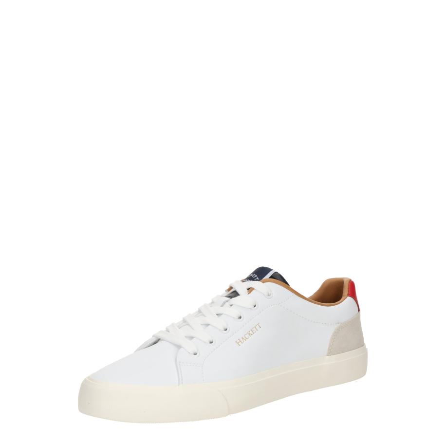 Hackett London Hackett London Sneakers laag Blake Dean beige / marine / rood / wit -