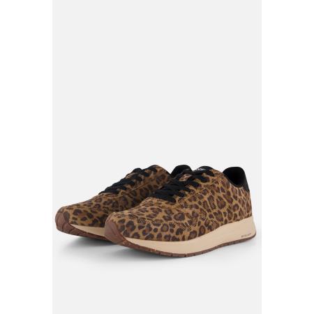 Woden Nicoline Leopard Sneakers bruin Suede