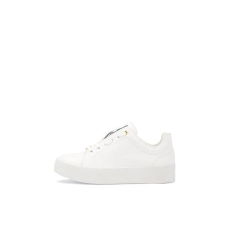 Kazar Kazar Sneakers laag goud / wit