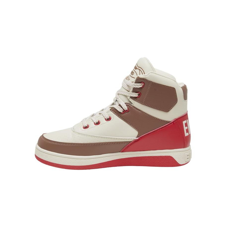 Ewing Sneakers hoog Rebound sand / bruin / rood Bruin