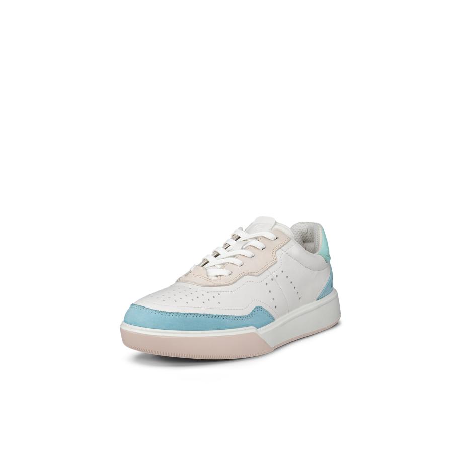 ECCO ECCO Sneakers laag Street Court beige / lichtblauw / wit -