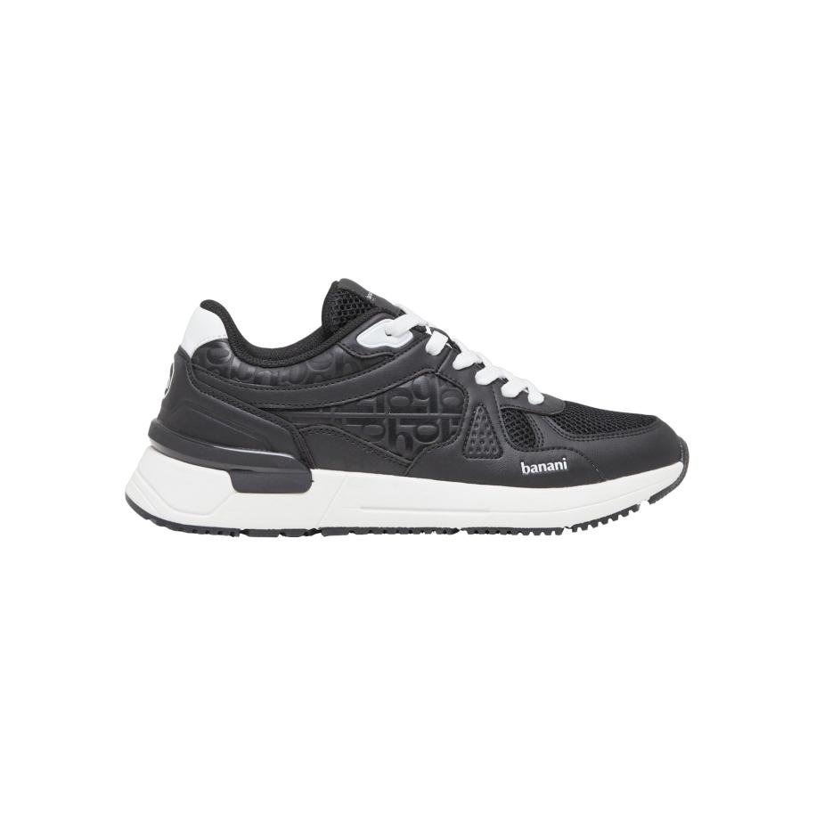 Bruno Banani Sneakers laag zwart / wit Zwart