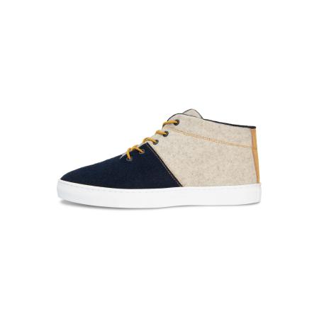 Baabuk Baabuk Sneakers hoog Sky Wooler beige / blauw / goud