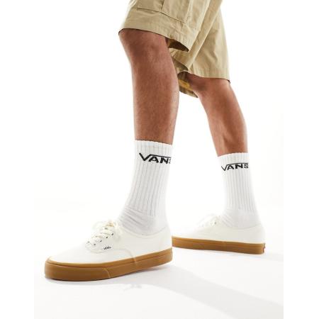 Vans Authentic - Sneakers in gebroken wit met rubberen zool