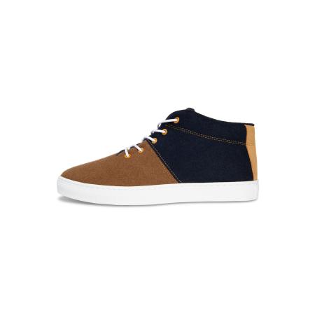 Baabuk Baabuk Sneakers hoog Sky Wooler donkerblauw / lichtbruin