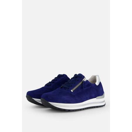 Gabor Sneakers blauw Suede