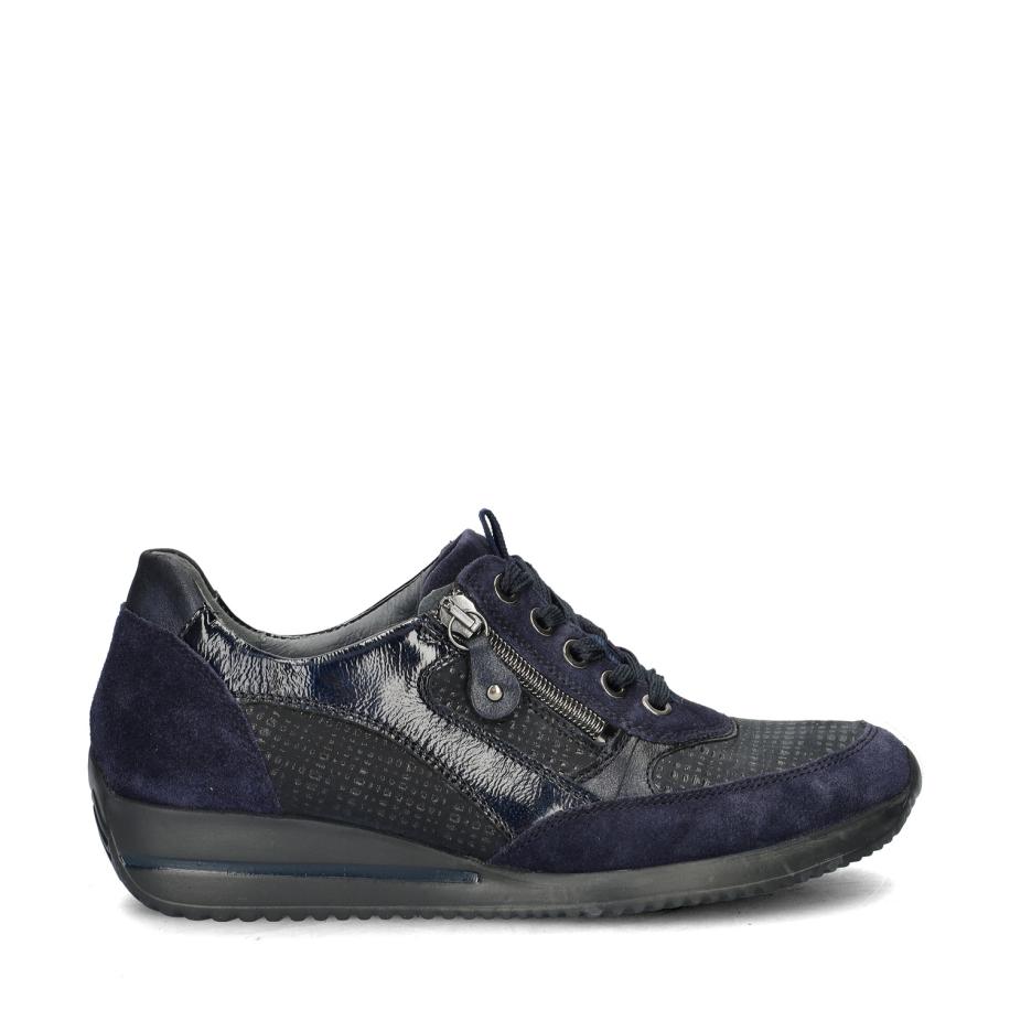 Waldläufer Himona lage sneakers Blauw 461871 Blauw