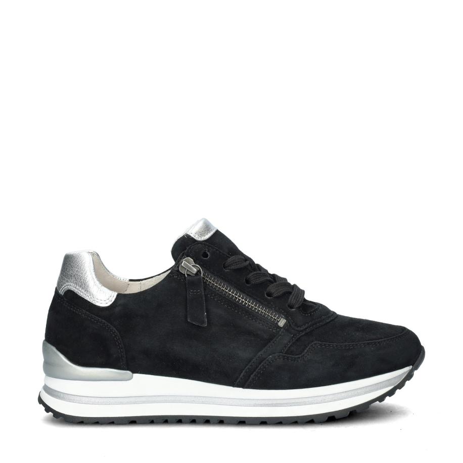 Gabor Comfort Optifit lage sneakers Zwart 359666 Zwart