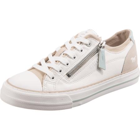 Mustang MUSTANG Sneakers laag donkerbeige / wit