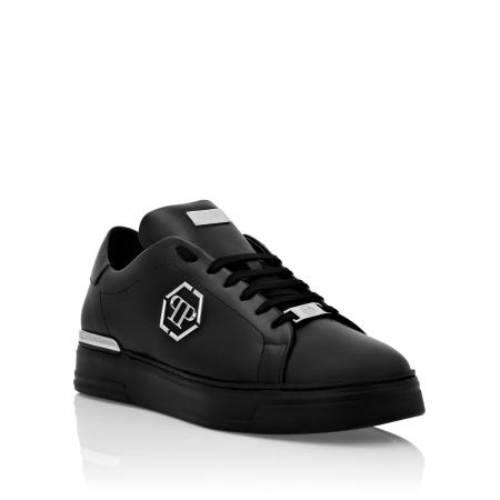Philipp Plein Sneakers laag Hexagon zwart / wit