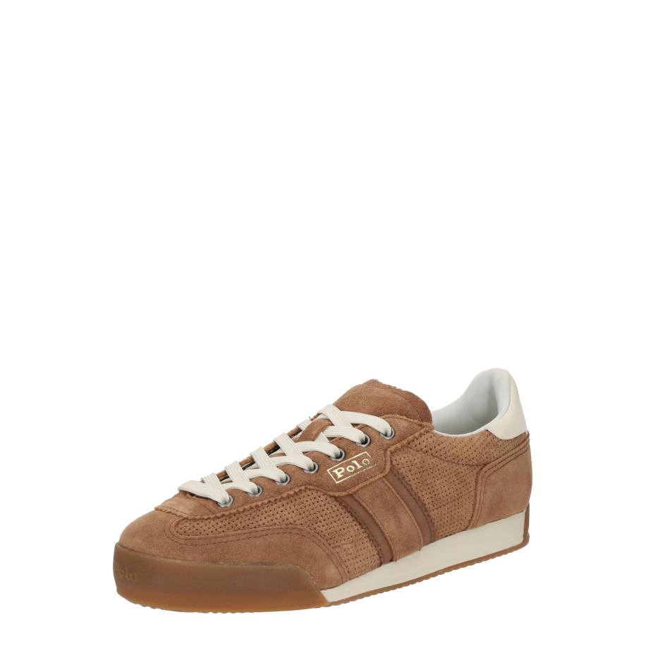 Polo Ralph Lauren Polo Ralph Lauren Sneakers laag ombergrijs / goud / wolwit -