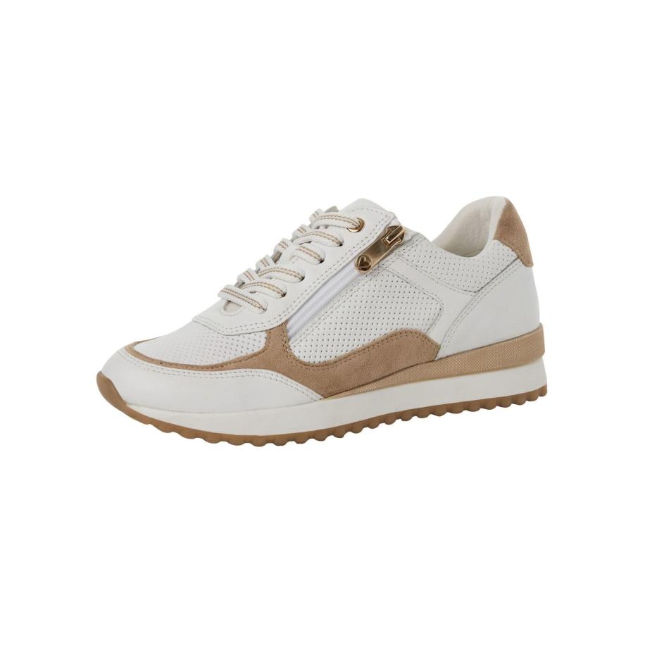 Marco Tozzi MARCO TOZZI Sneakers laag sand / wit -