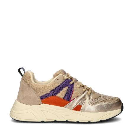 Nelson dad sneakers Rose goud 466910