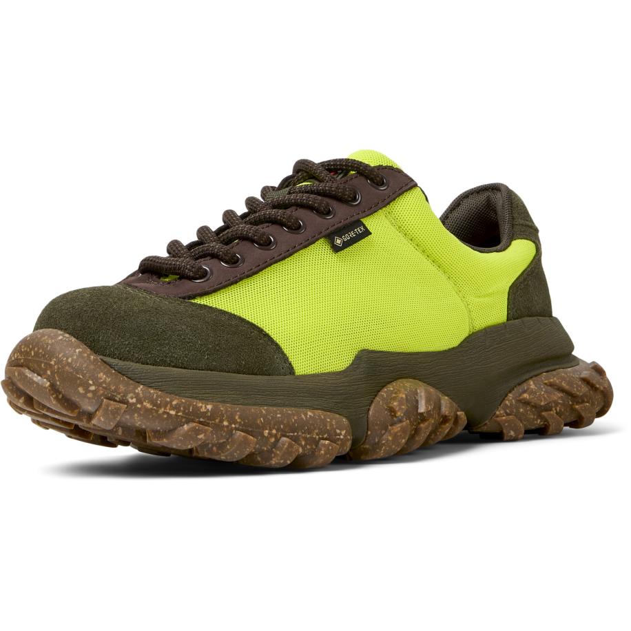 Camper CAMPER Sneakers hoog Karst Trek bruin / kaki / lichtgroen -
