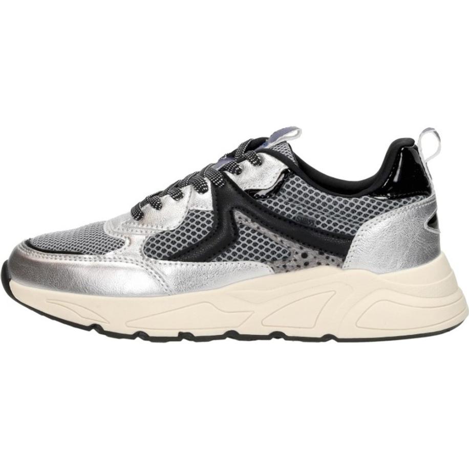 Sub55 - Sneakers Laag Zilver Zilver