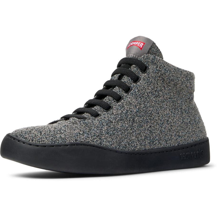 Camper CAMPER Sneakers hoog Peu Touring blauw / stone grey / zwart -