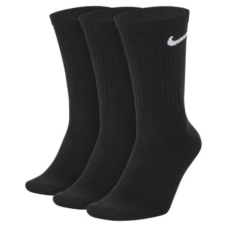 Nike Everyday Lightweight Crew trainingssokken (3 paar) - Zwart