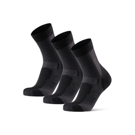 DANISH ENDURANCE DANISH ENDURANCE Sportsokken Merino Hiking Light grijs / zwart