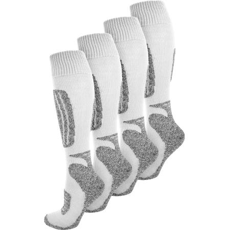 normani Sportsokken grijs gemêleerd / wit
