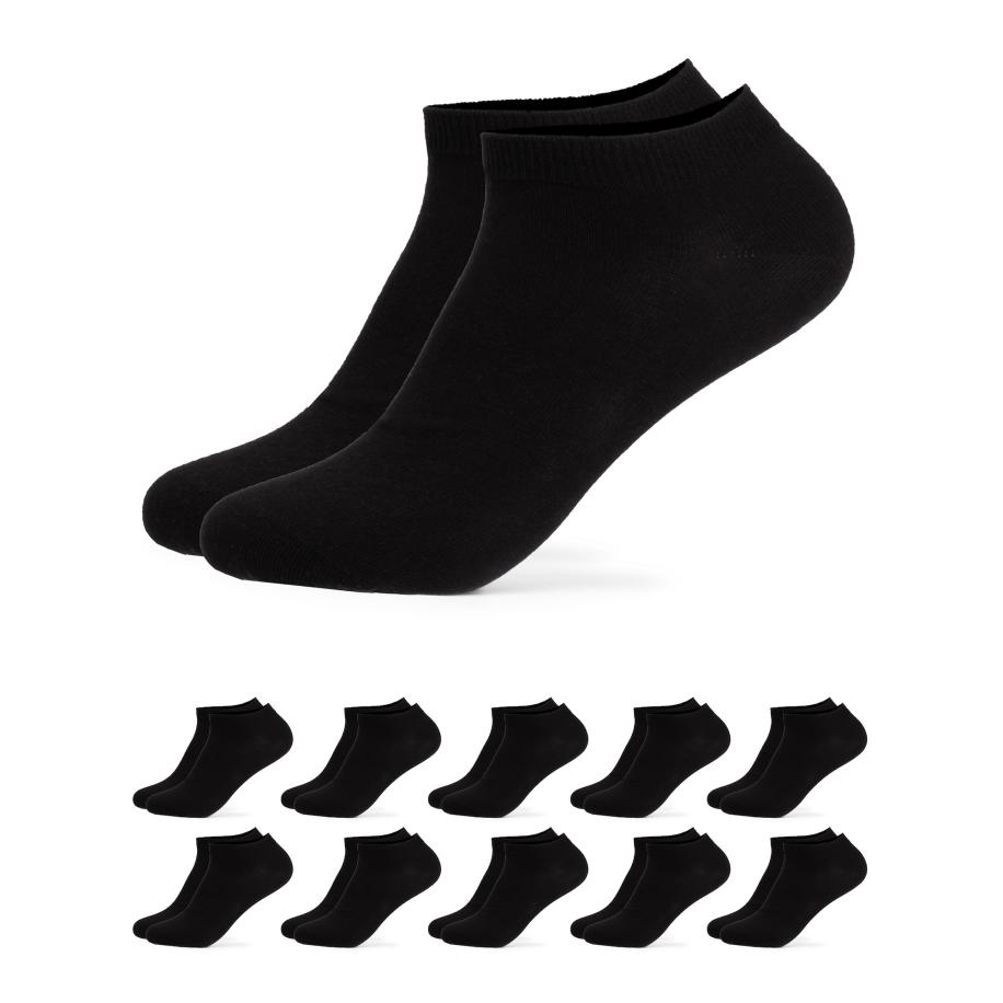 Occulto Occulto Enkelsokken 100 Baumwolle zwart -