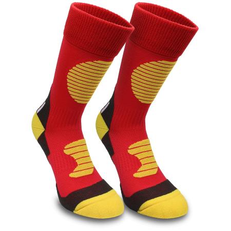 normani Sportsokken geel / rood / zwart