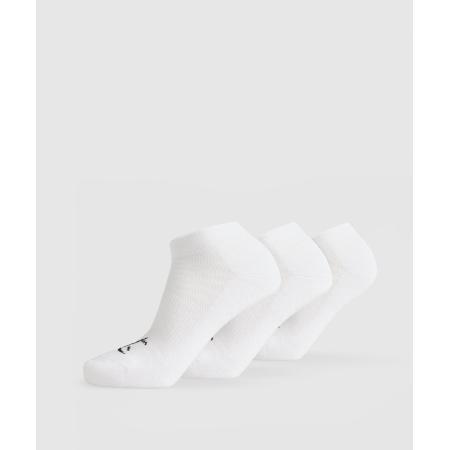 Gymshark Trainer Socks 3pk White