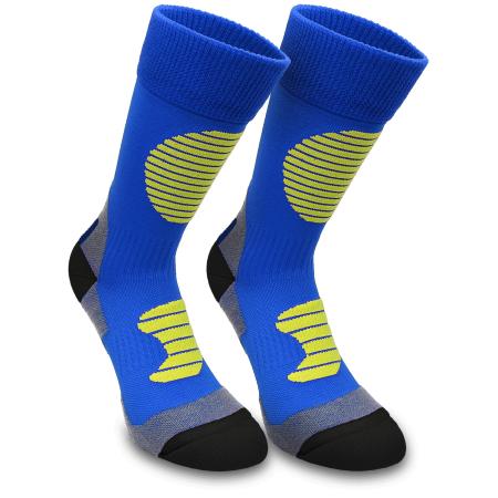 normani Sportsokken blauw / geel / grijs / zwart