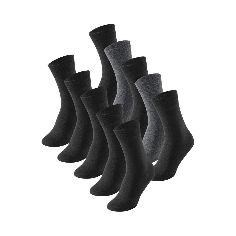 Schiesser SCHIESSER Sokken Cotton Fit grijs / zwart -