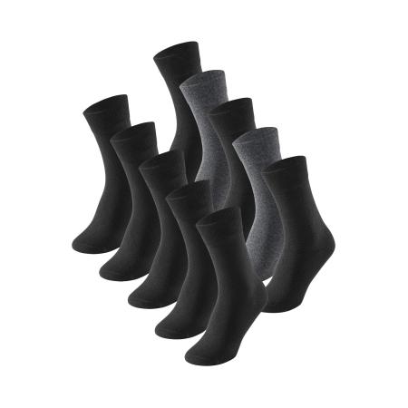 Schiesser SCHIESSER Sokken Cotton Fit grijs / zwart