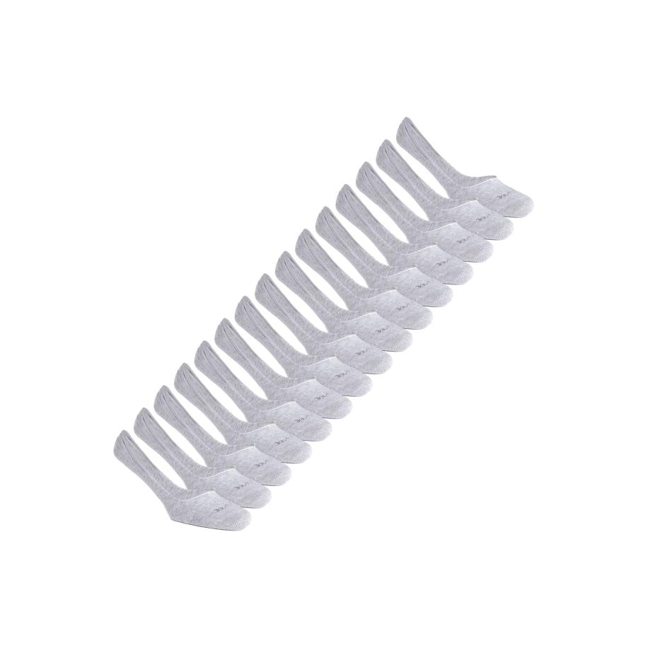 Blackspade Blackspade Enkelsokken No Show Socks grijs gemêleerd -