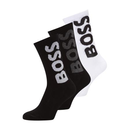 Hugo Boss BOSS Sokken antraciet / lichtgrijs / zwart / wit