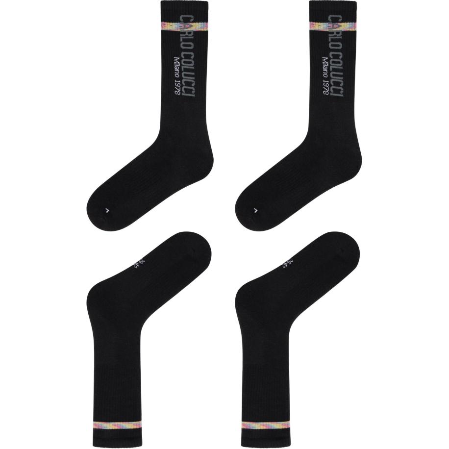 carlo colucci Carlo Colucci Sportsokken Dian gemengde kleuren / zwart -