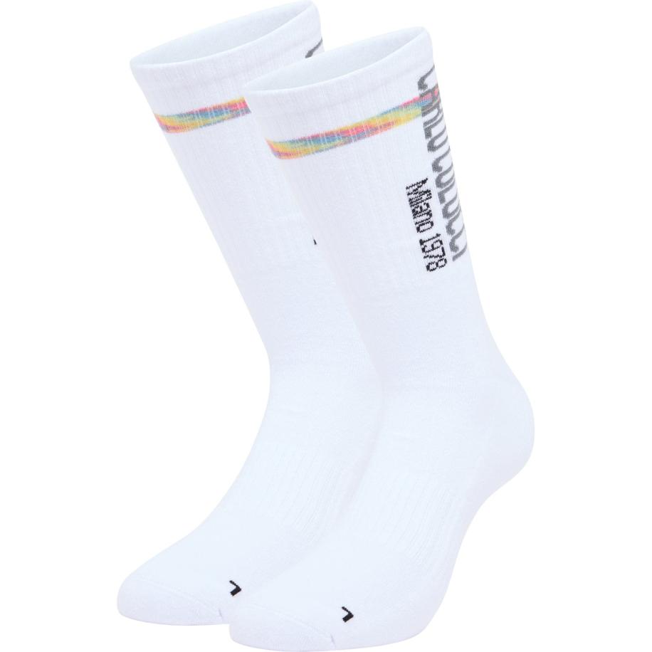 carlo colucci Carlo Colucci Sportsokken Dian antraciet / gemengde kleuren / wit -