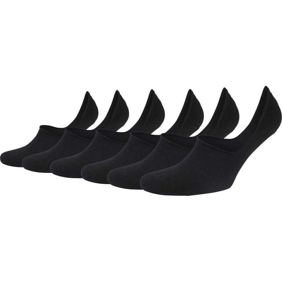 Suitable Sneakersok 6-Pack Zwart Zwart