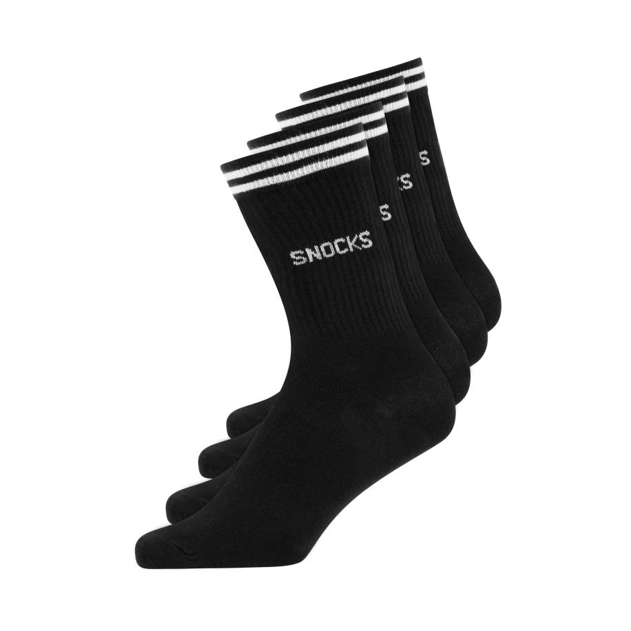 SNOCKS SNOCKS Sportsokken zwart / wit -