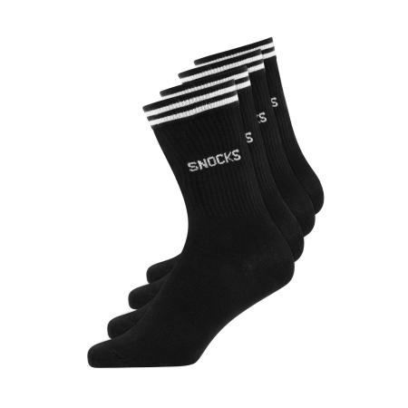 SNOCKS SNOCKS Sportsokken zwart / wit
