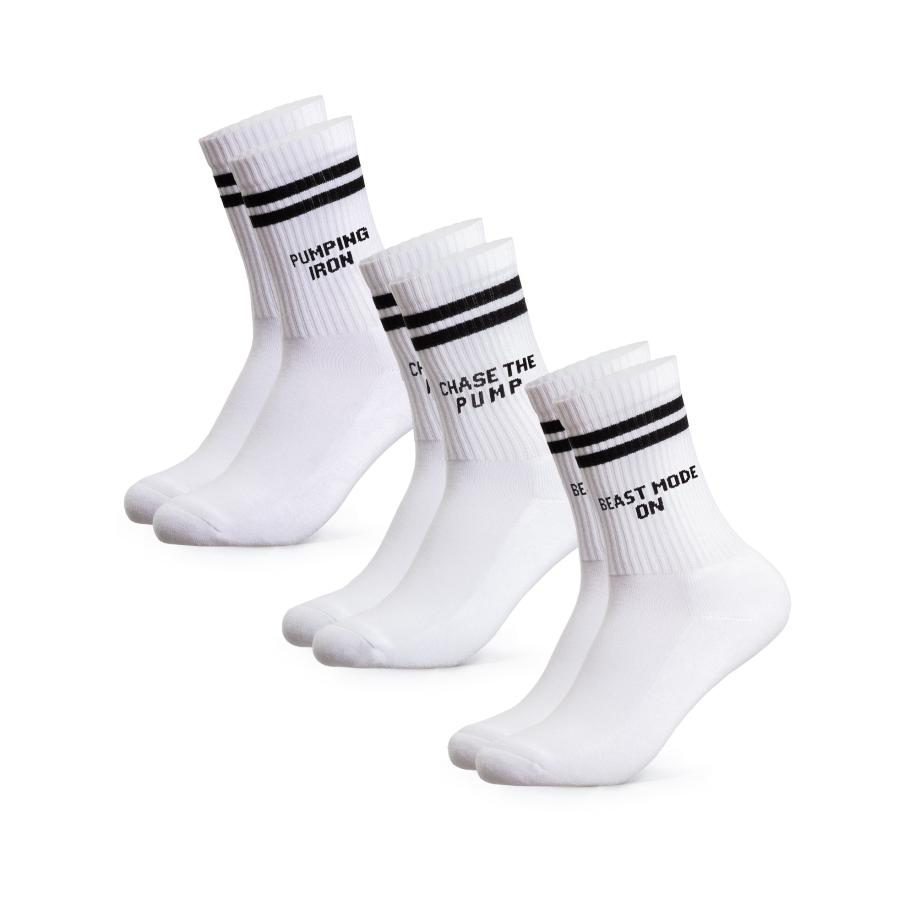 Occulto Occulto Sportsokken William zwart / wit -