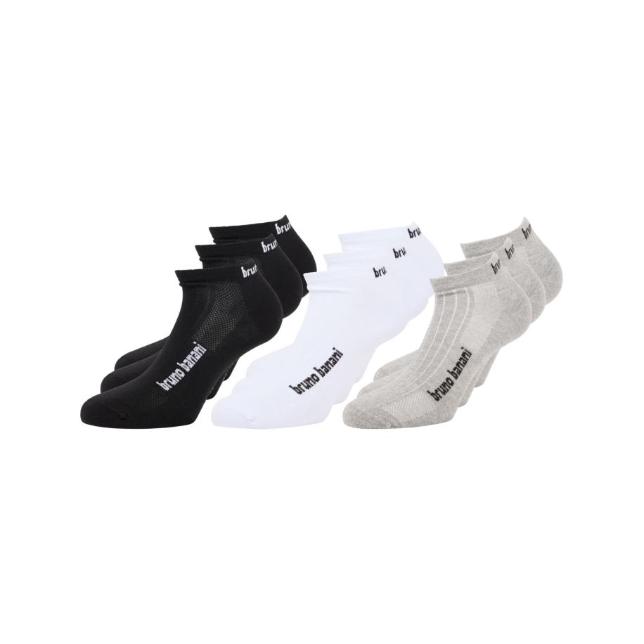 Bruno Banani Bruno Banani Sokken Coffey greige / zwart / wit -