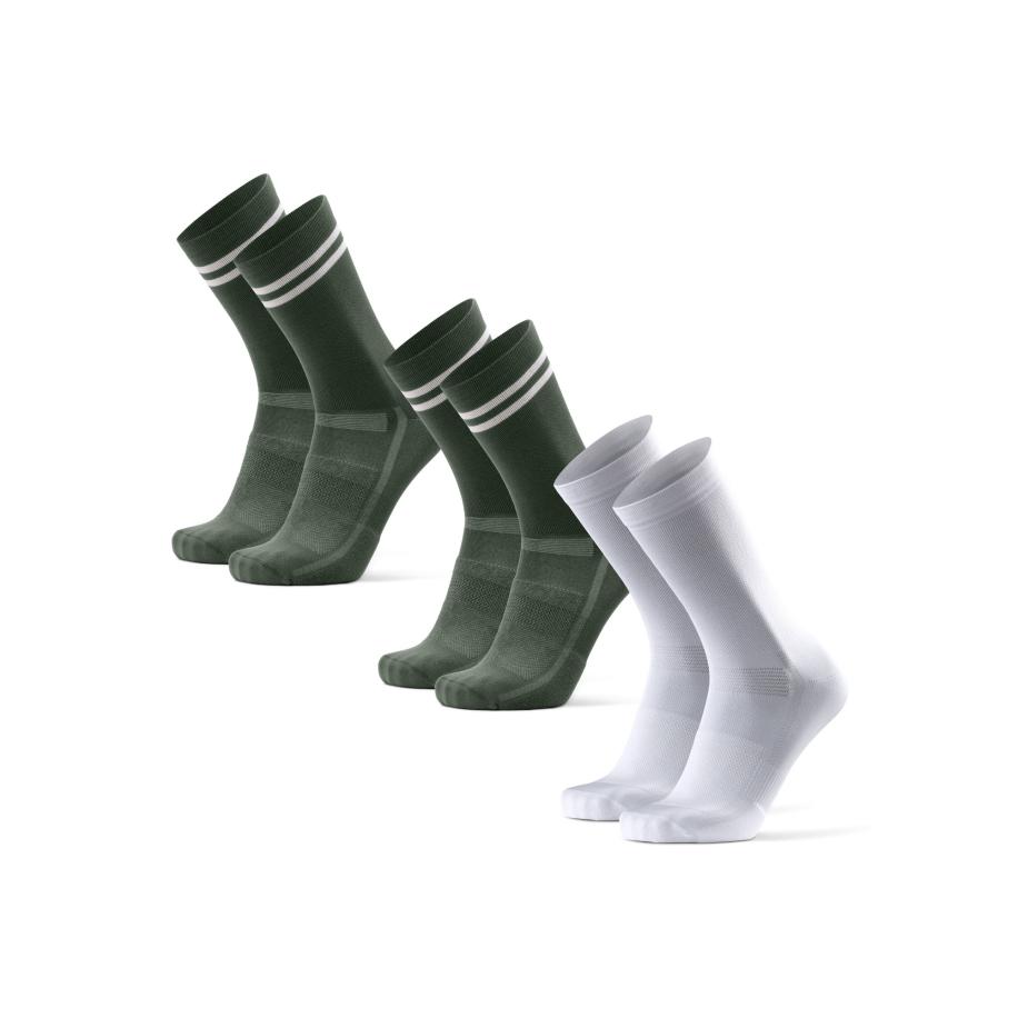 DANISH ENDURANCE DANISH ENDURANCE Sportsokken olijfgroen / zwart / wit -