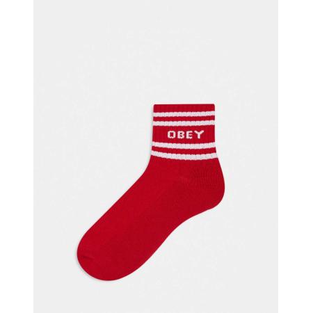 Obey Coop Sokken met logo in rood