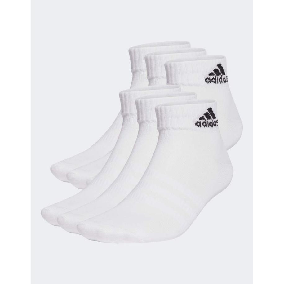 adidas Performance Thin and Light Sportkleding Set van 6 paar enkelsokken in wit Wit