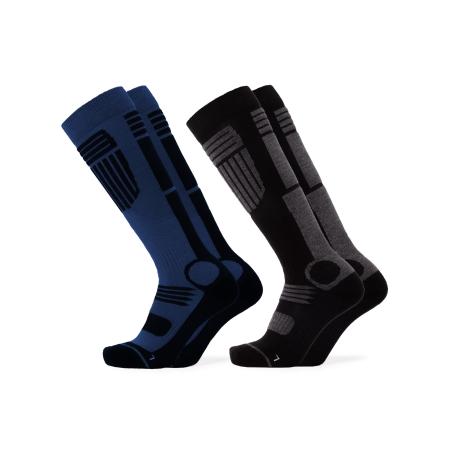 Occulto Occulto Sportsokken Ski Felix blauw / grijs / lichtgrijs / zwart